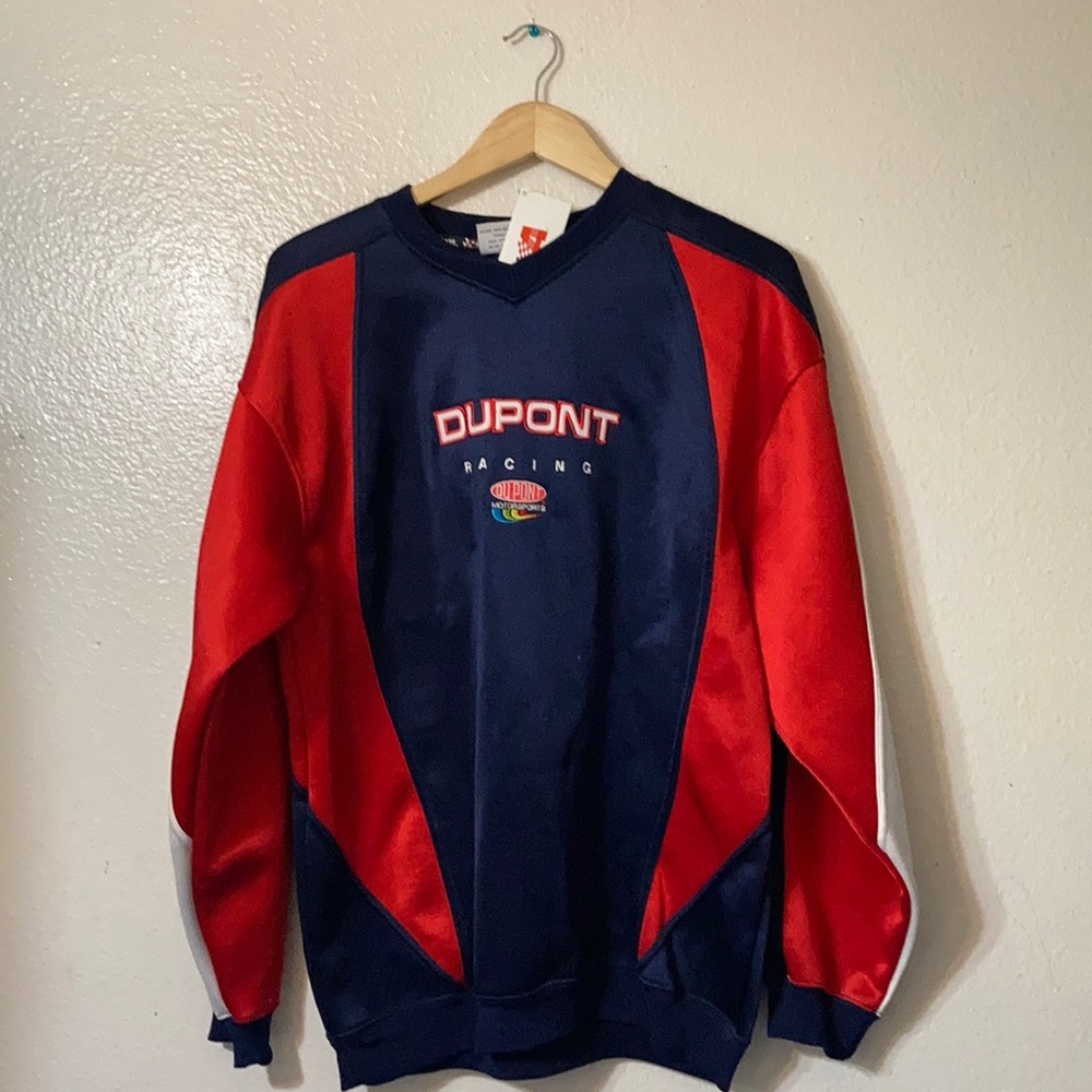 NWT DuPont Motorsports racing  L/S  L embroidery